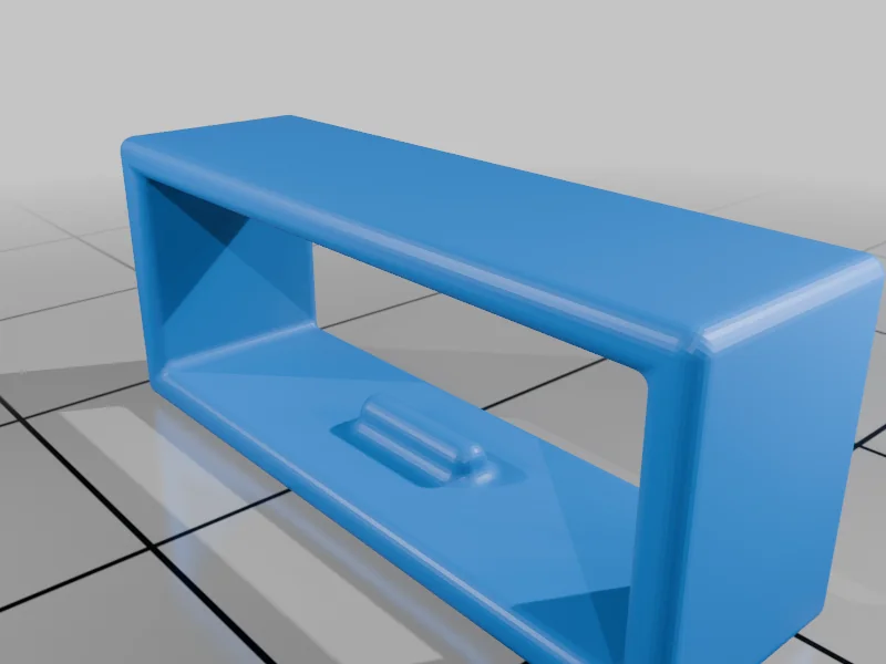 3D модель Замена застежки для силиконового ремешка Garmin 20мм - фото 3