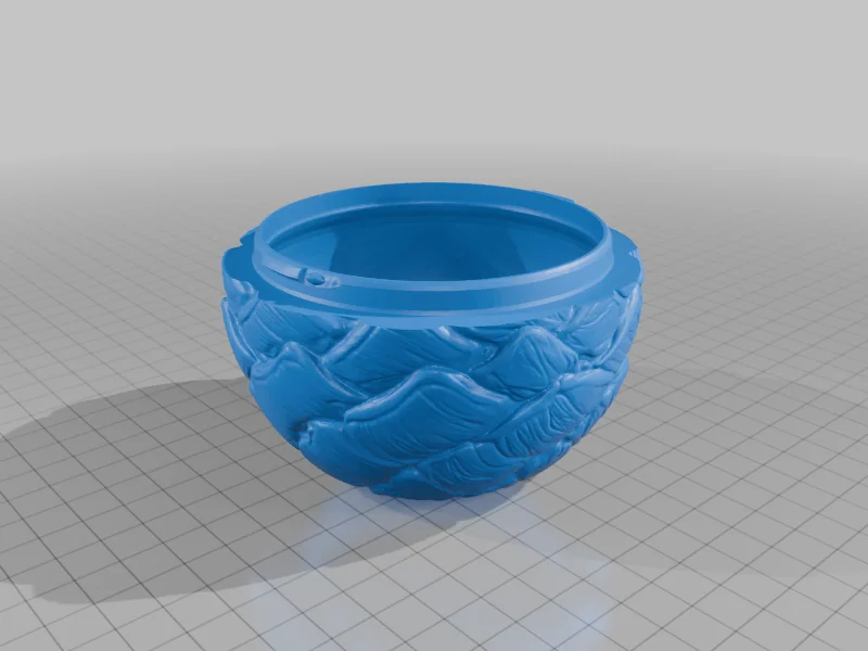 3D модель Grumpy Baby Dragon Egg - Twist & Lock - No Supports - фото 5