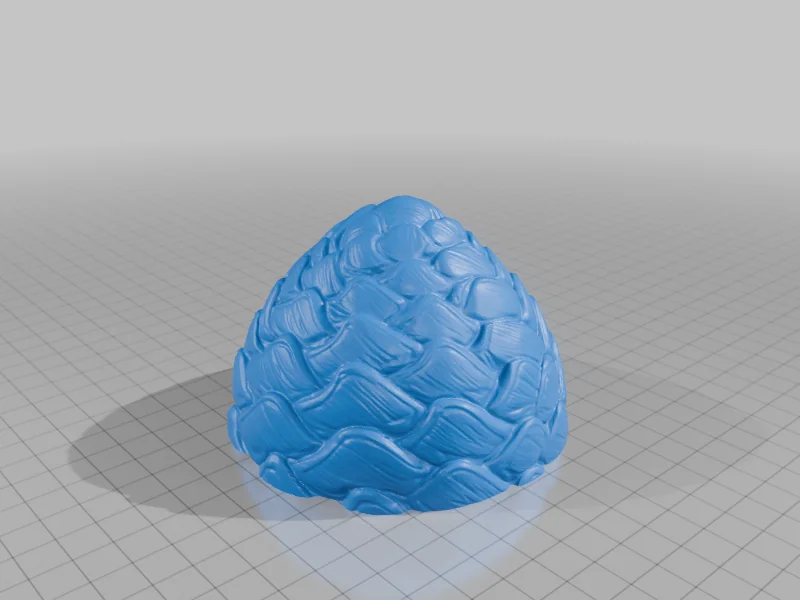 3D модель Grumpy Baby Dragon Egg - Twist & Lock - No Supports - фото 6