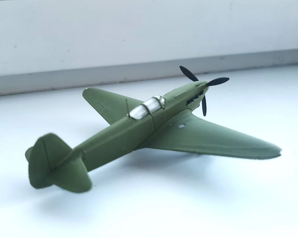 Модель Як-7Б поздней версии 1:72