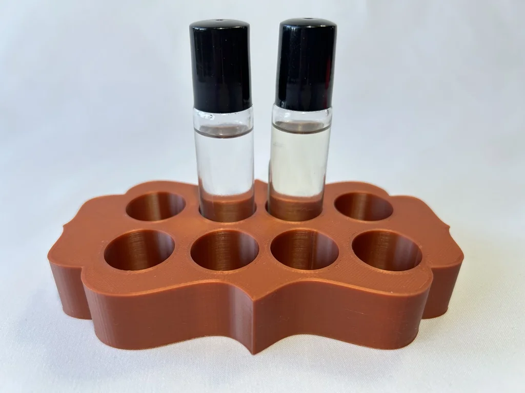 3D модель Держатель для роликовых шариков эфирных масел STL