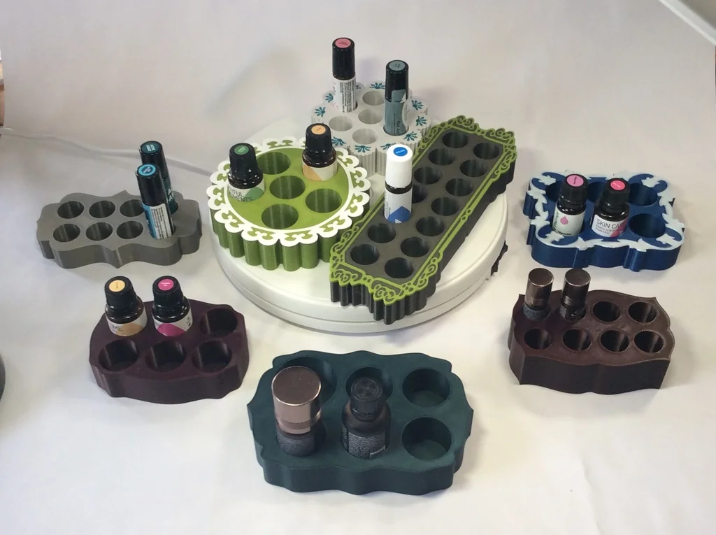 3D модель Держатель для роликовых шариков эфирных масел - фото 2