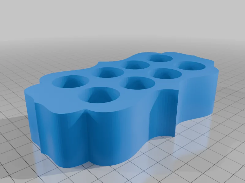 3D модель Держатель для роликовых шариков эфирных масел - фото 8