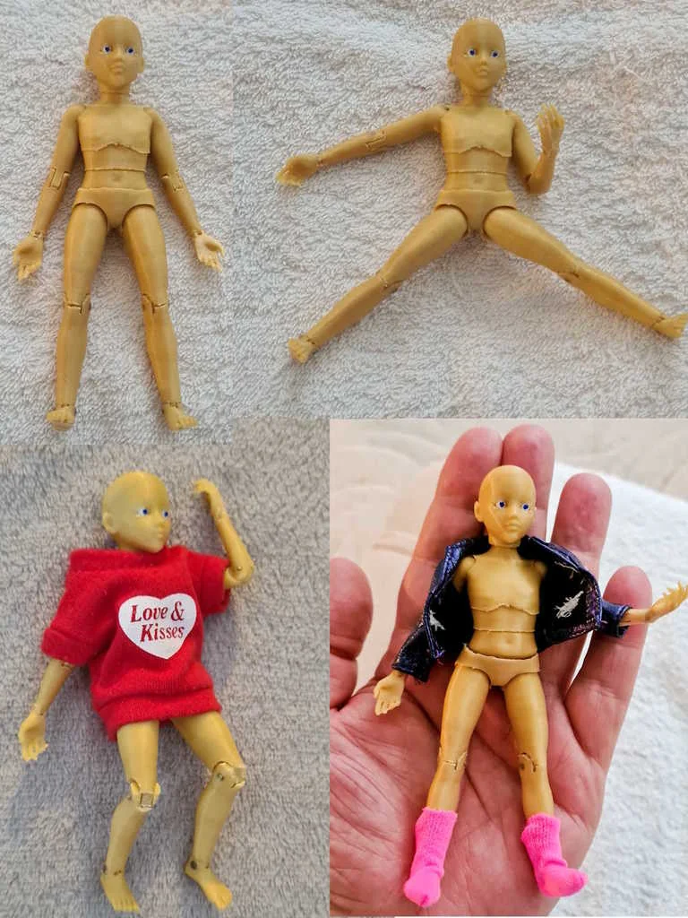 3D модель Лялька з природними рухами STL