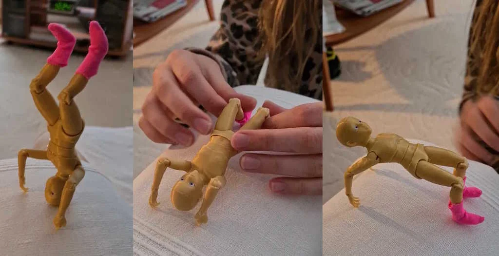 3D модель Лялька з природними рухами - фото 2