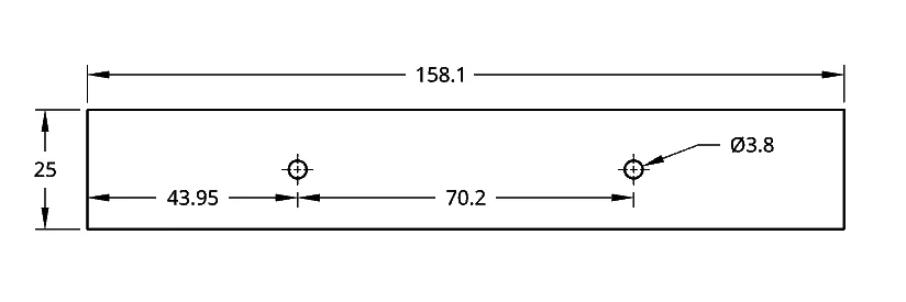 3D модель Простой слебельный джиг для маршрутизатора Bosch Colt - фото 11