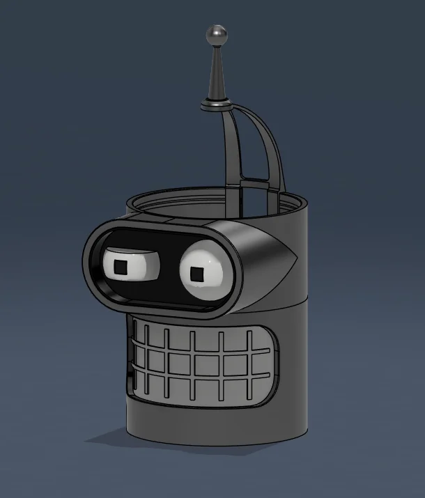 Держатель для Alexa Dot в виде головы Бендера