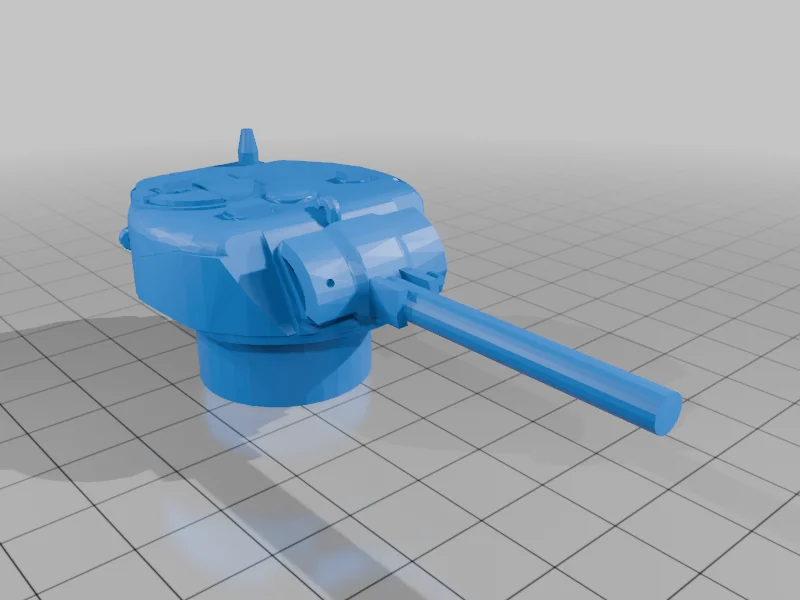 3D модель Модель Т-14 для настольных игр с отдельной башней и корпусом - фото 1