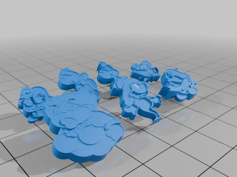 3D модель Партнеры из Paper Mario: The Thousand Year Door - фото 4