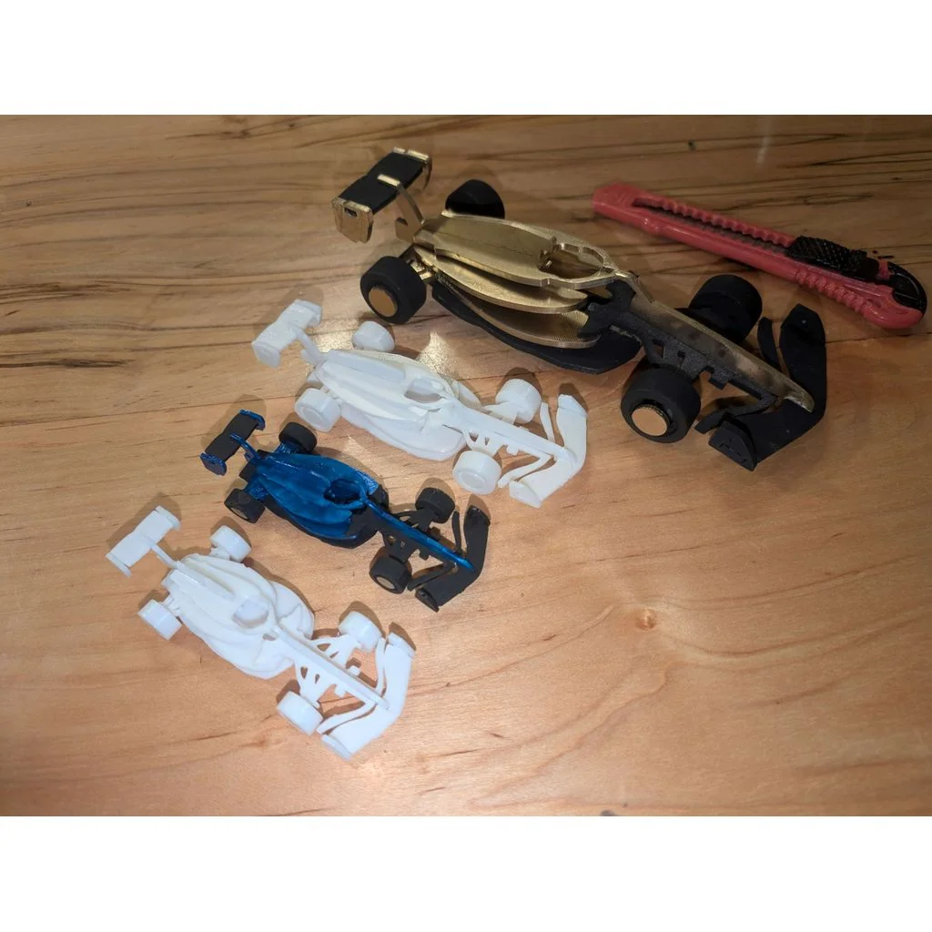 3D модель F1 картонный набор 2.2 - фото 1