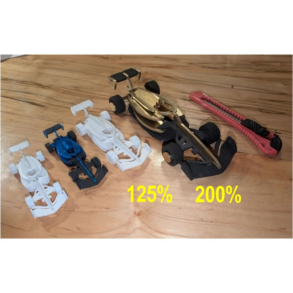 3D модель F1 картонный набор 2.2 - фото 2