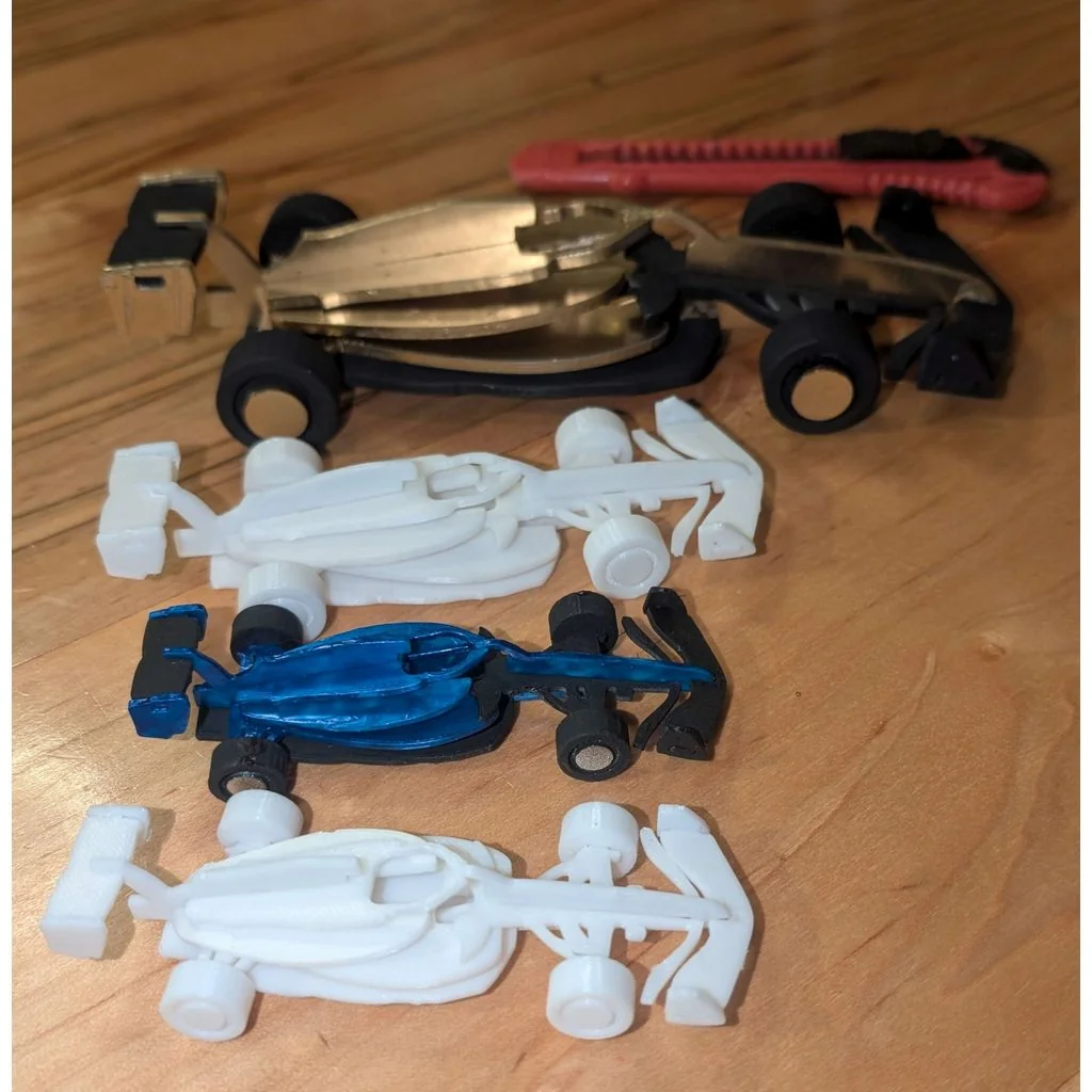 3D модель F1 картонный набор 2.2 - фото 3