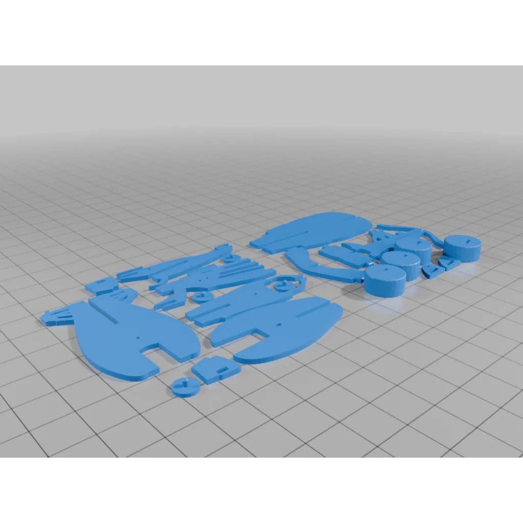 3D модель F1 картонный набор 2.2 - фото 9