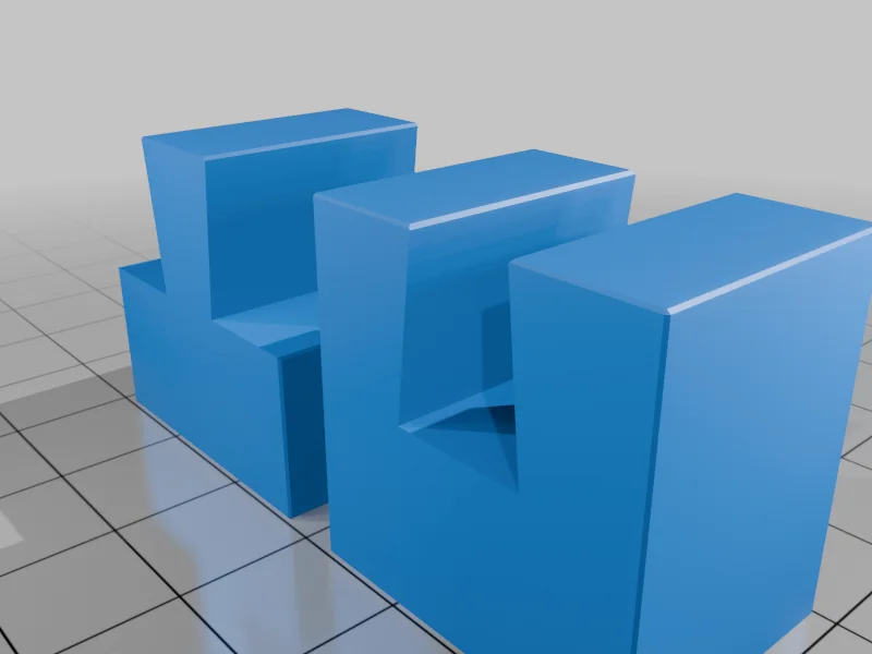 3D модель Демонстрация шиповых соединений с BOSL2 в OpenSCAD - фото 2