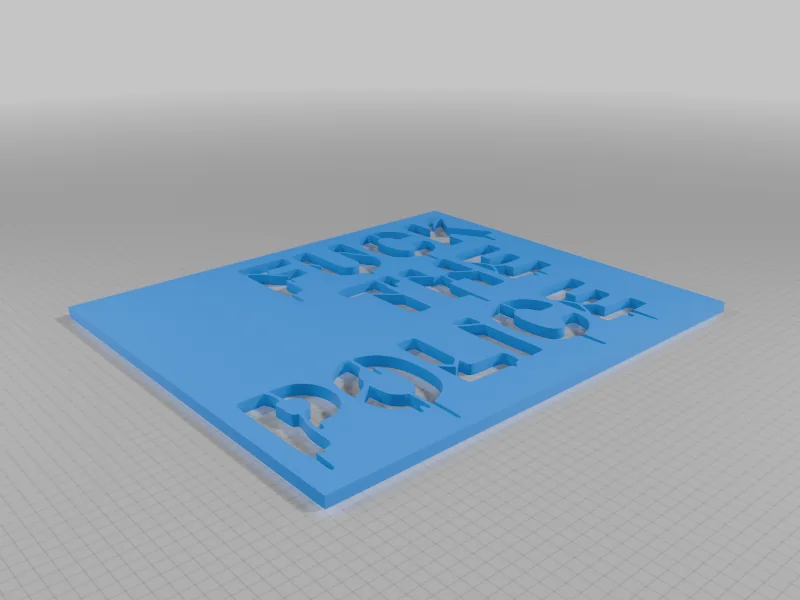 3D модель 2 в 1 Шаблон для протестов США - фото 2