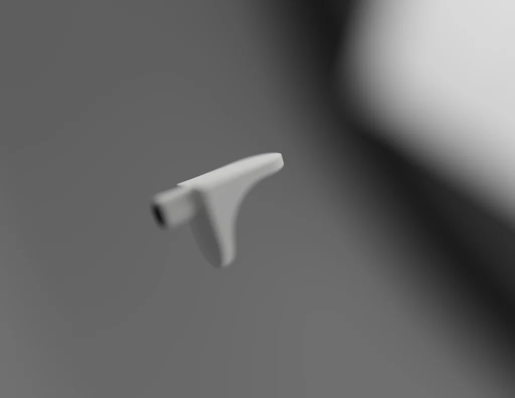 3D модель Поддержка полки для отверстий 5мм - фото 5