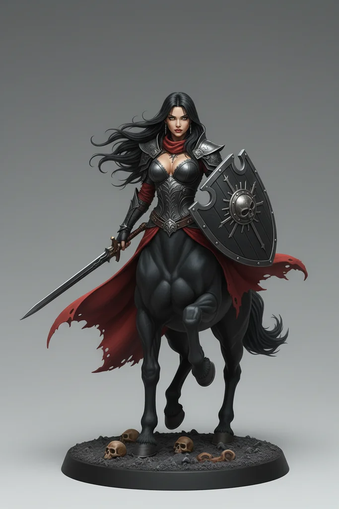 Центурион-рыцарь с мечом и щитом