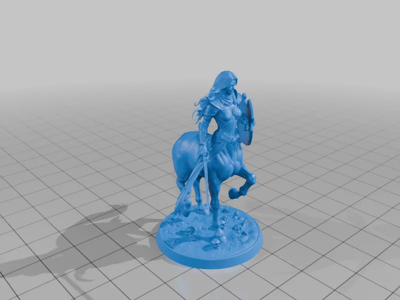 3D модель Центурион-рыцарь с мечом и щитом - фото 2