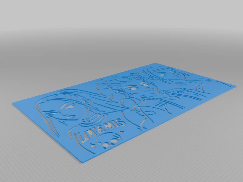 3D модель Шаблон K Pop Demon Hunters 2 - фото 2