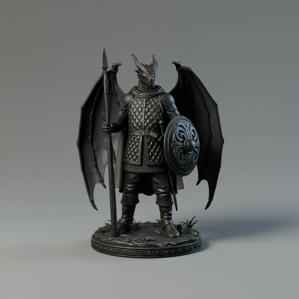 Модель драконорожденного бійця