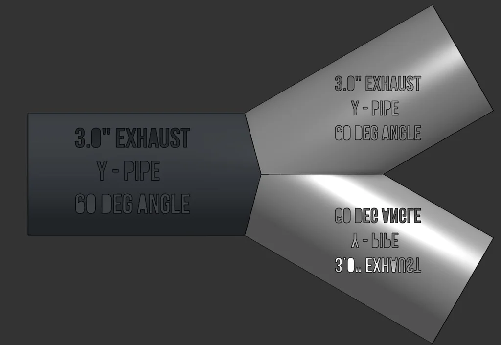 3D модель Джиг для резки Y-образных труб - фото 2