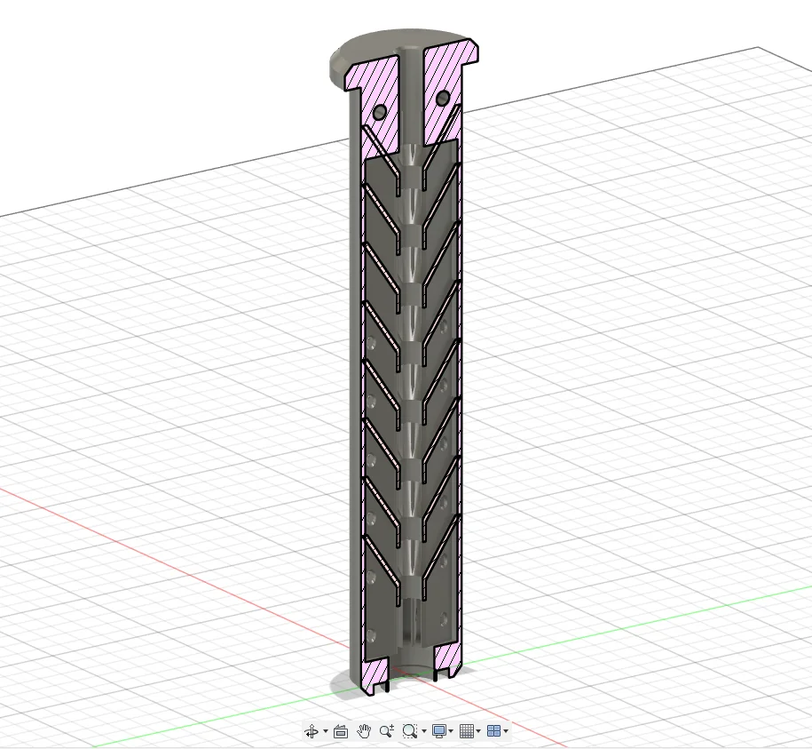 3D модель Эффективный глушитель для Hatsan VECTIS 4,5mm - фото 3