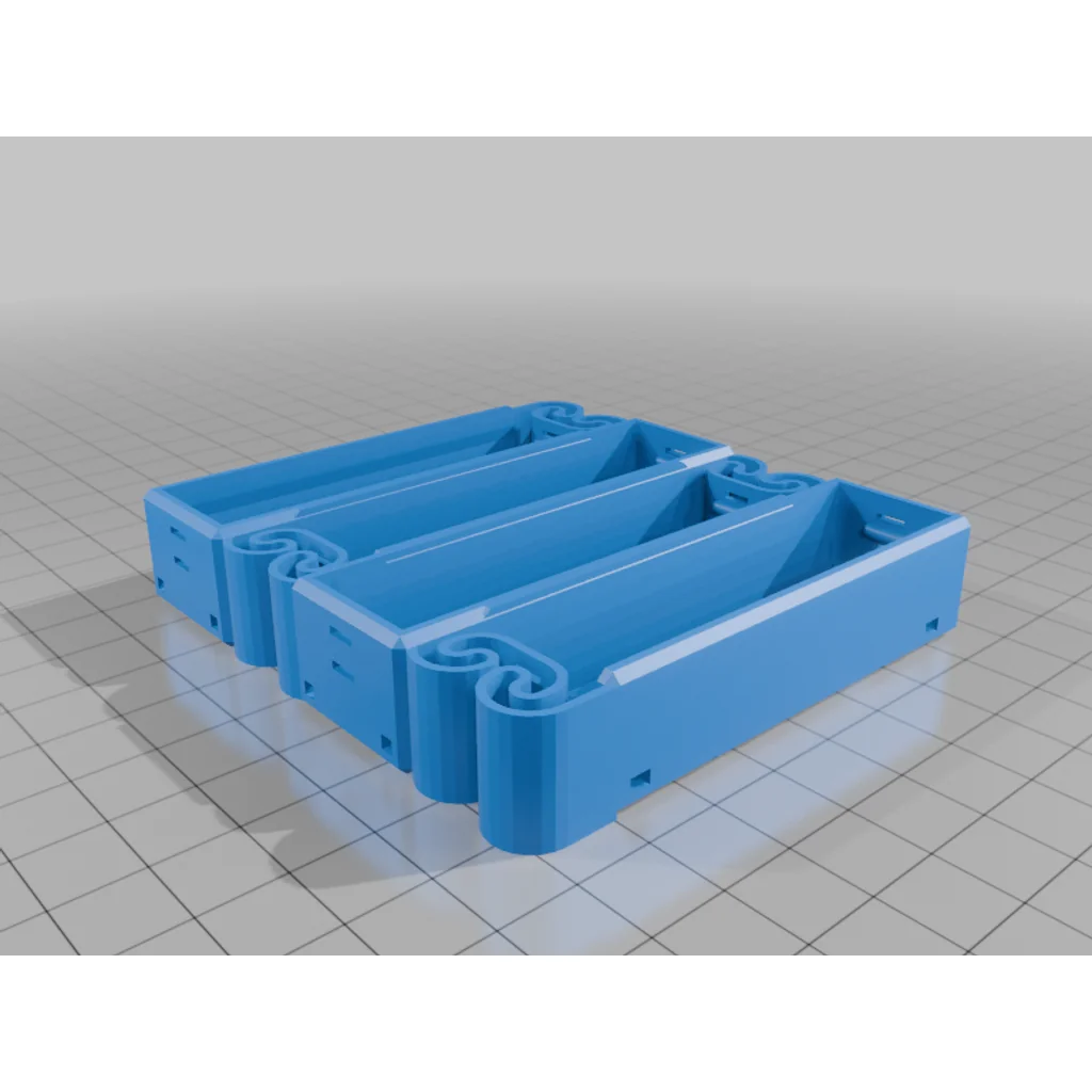 3D модель Корпус для аккумуляторов 4S1P 18650 - фото 2