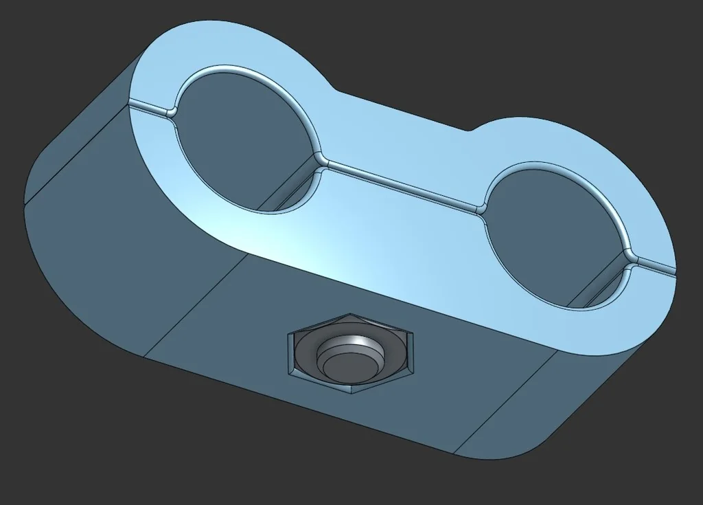 3D модель Модульные зажимы для топливных шлангов - фото 2