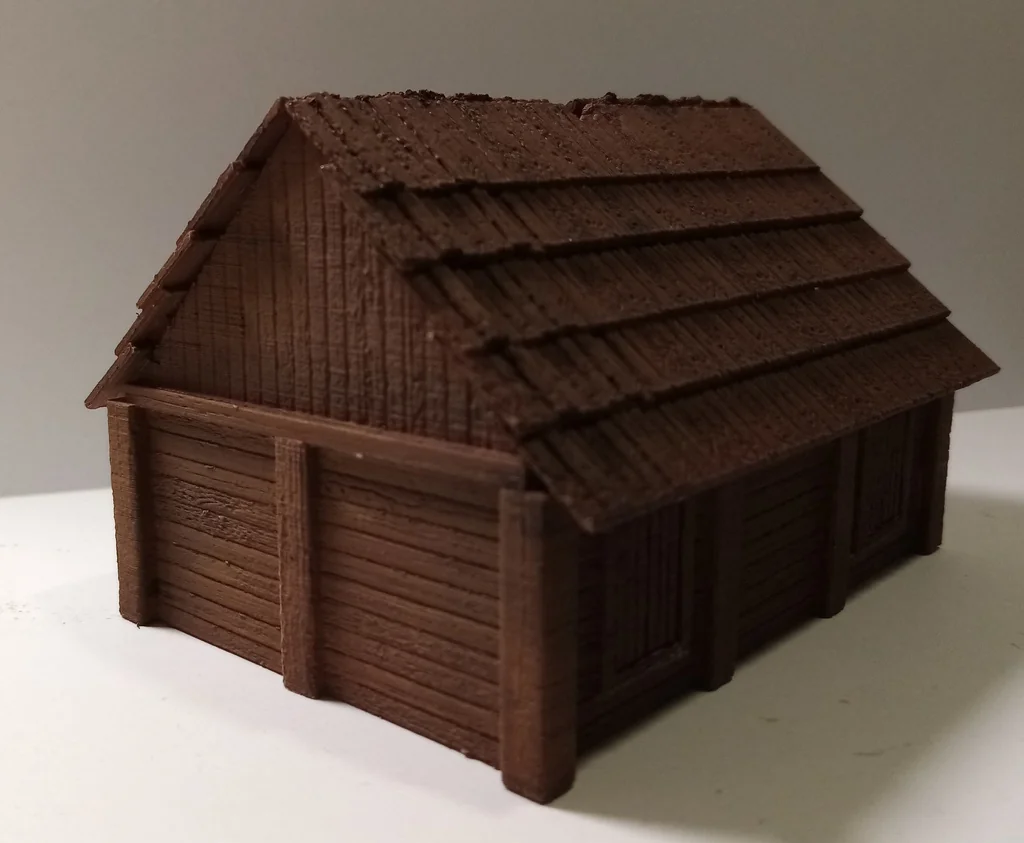 3D модель Планковый дом (Восточный фронт / Сельская Россия) - фото 2