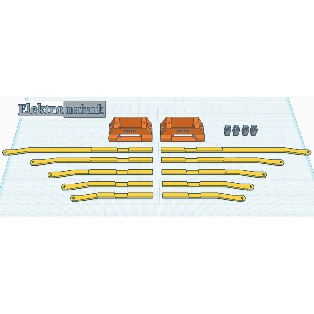 3D модель Компактный сервопривод для стрелок - фото 1