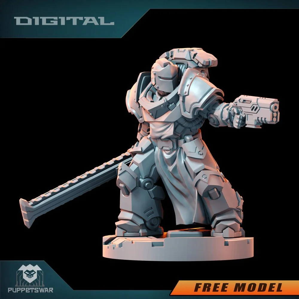 3D model Free Prime Striker [Knight] Model for Tabletop Games STL