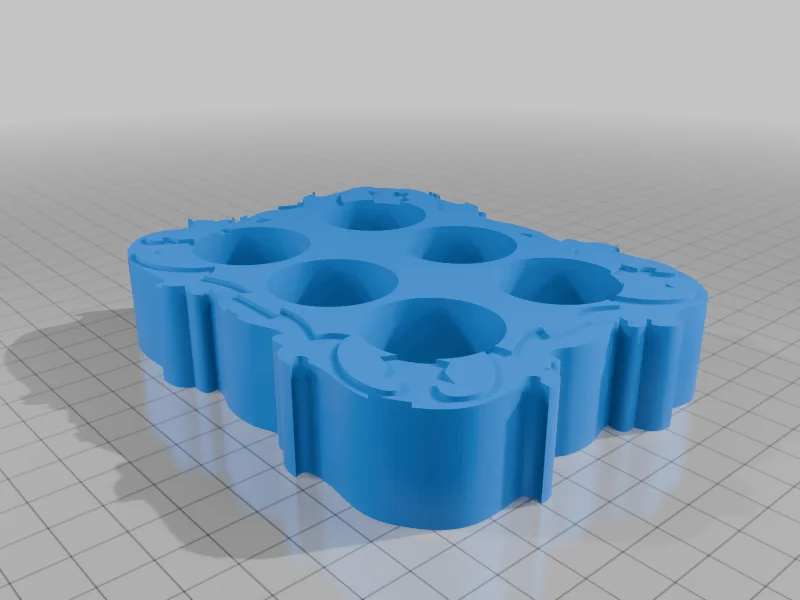 3D модель Тримач для пляшок з ефірними оліями - фото 9