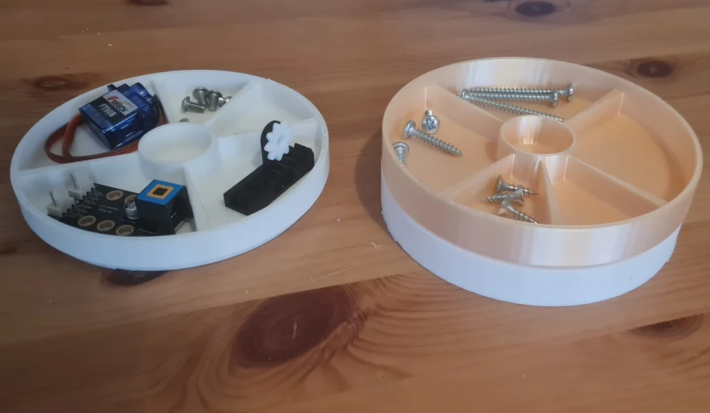 3D модель Стеклянная коробка для хранения, Ø 120 мм - фото 2