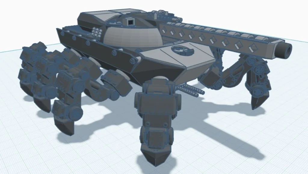 3D модель 3D-модель танка Project - Hyperion - фото 1