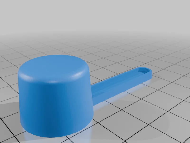 3D модель Ложка и вставка для контейнера 90 г - фото 5