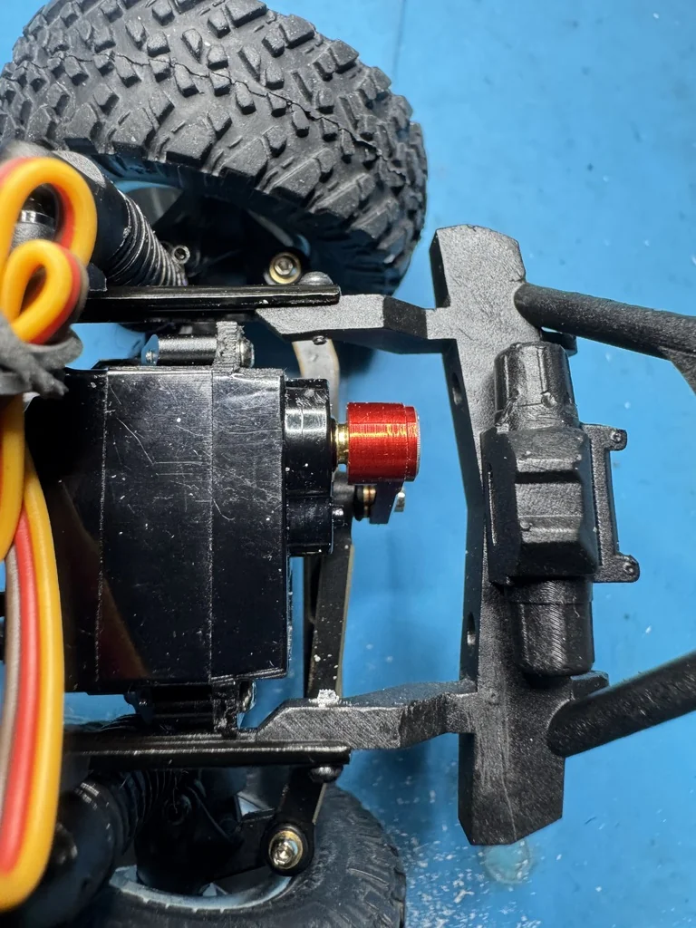 3D модель Передний бампер SCX24 Gladiator с стингером и лебедкой - фото 4