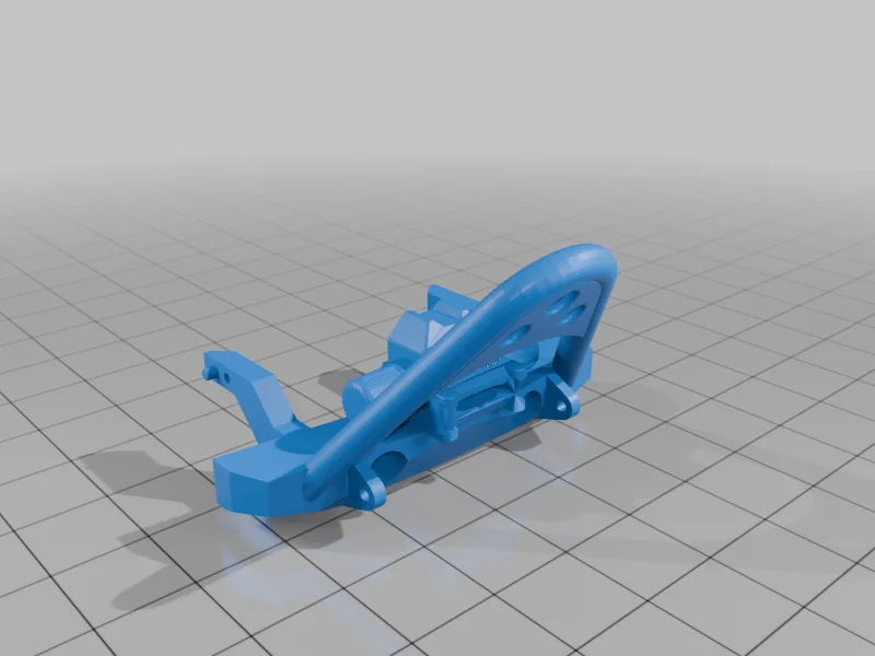 3D модель Передний бампер SCX24 Gladiator с стингером и лебедкой - фото 11