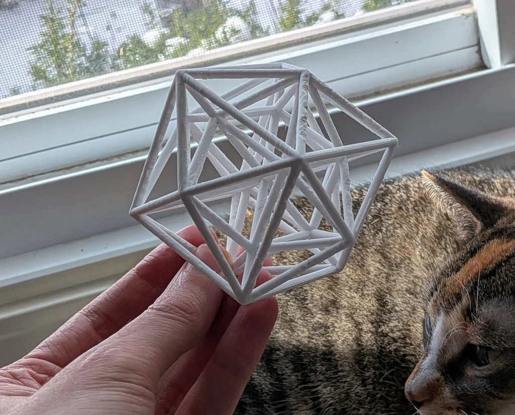 3D модель 24-ячейка и Тетраксис Гексаэдр - фото 1