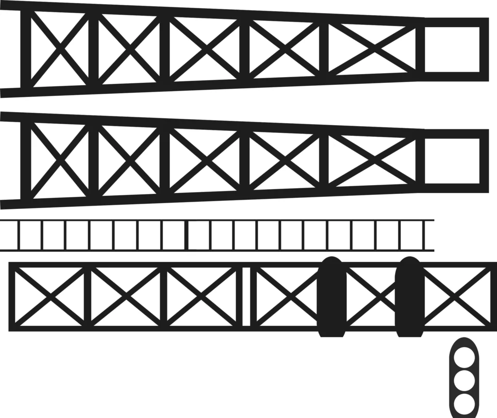 3D модель Мост сигналов для модели железной дороги - фото 2