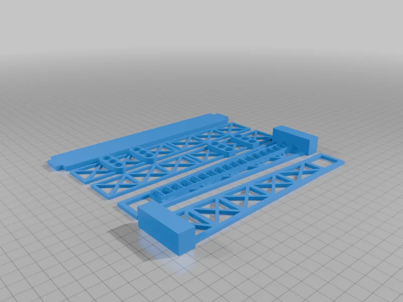 3D модель Мост сигналов для модели железной дороги - фото 4