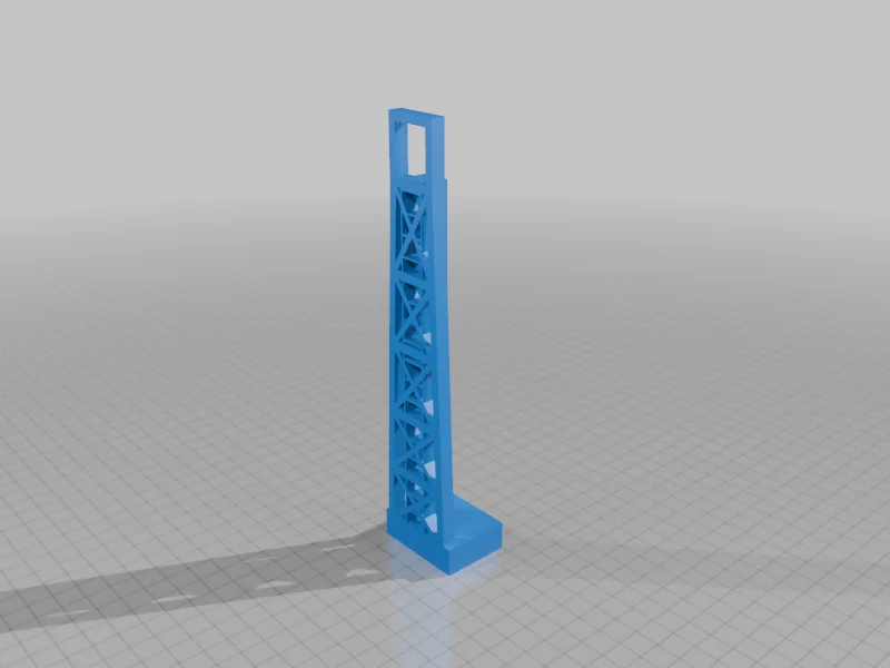 3D модель Мост сигналов для модели железной дороги - фото 10