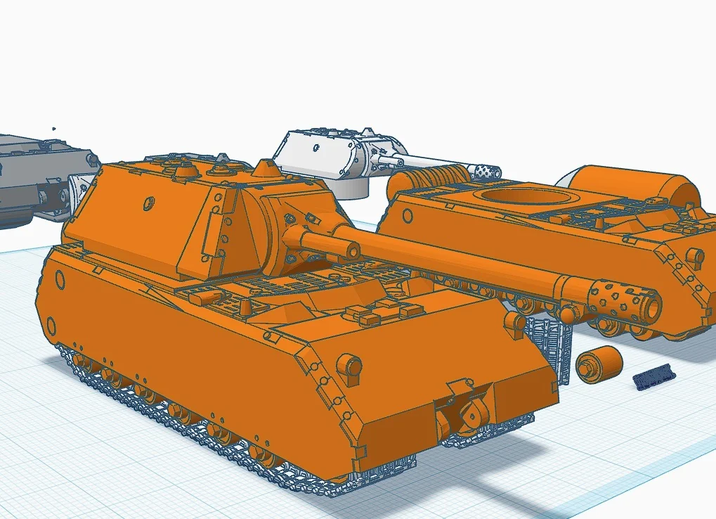 3D модель Turret Henschel/Krupp для Panzer VIII Maus - фото 1