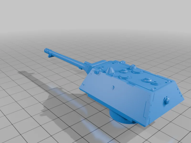 3D модель Turret Henschel/Krupp для Panzer VIII Maus - фото 2