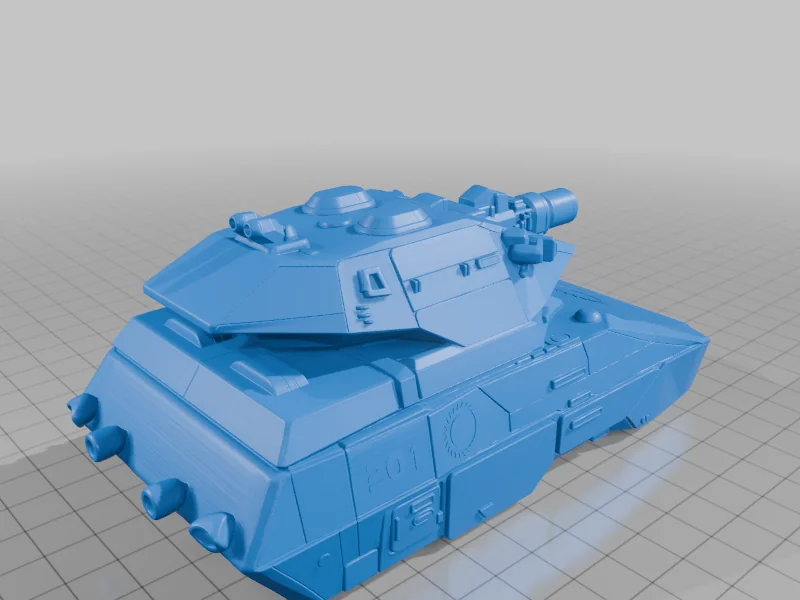 3D модель Гравитационный танк Striker A - фото 1