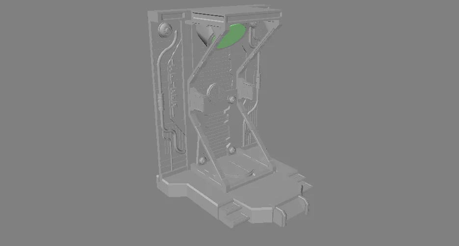 3D модель Модель AFA - Borg - 4.5" Scale - Alcove Type-I - фото 1