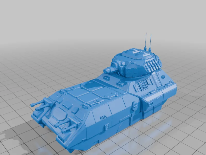 3D модель Гравитационный танк класса Gram - фото 1