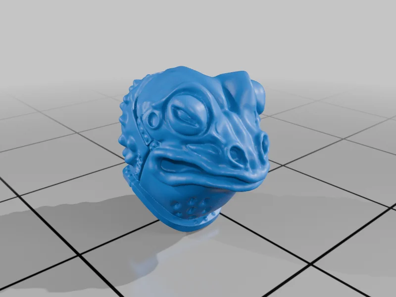 3D модель Шлем Лягушки для Turnip28 - фото 2