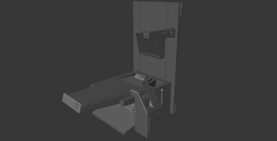 3D модель 3D Модель: Хірургічне Біо-Ліжко AFA - Конституція - фото 1