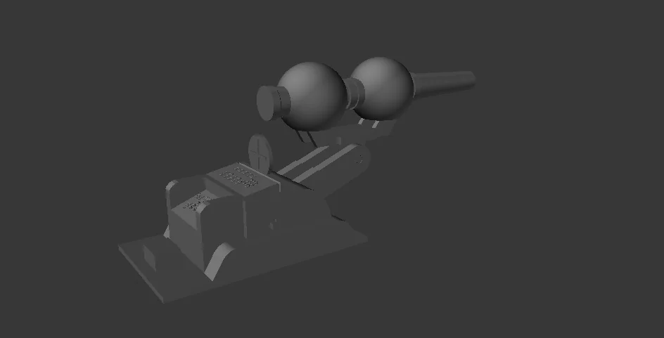 3D модель AFA - Конституция - Лазерная Пушка 4.5" STL