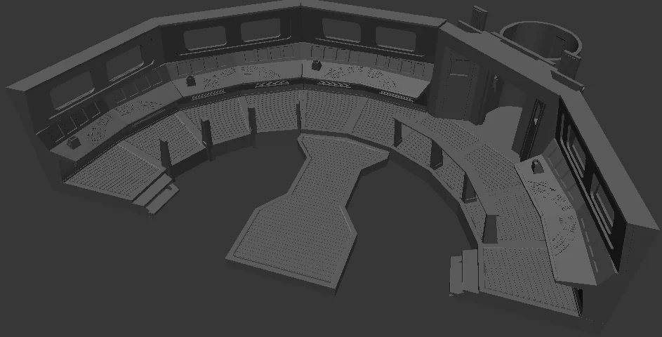 3D модель Модель AFA - Constitution - Главный мост 4.5" - фото 1